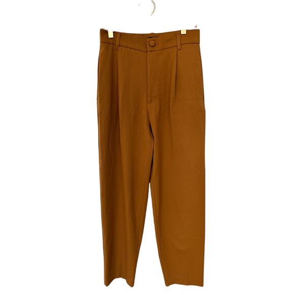 Zara TRF size xs brown caramel trousers! Worn once - Picture 1 of 7